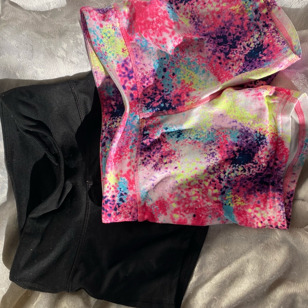 2 pairs of athletic shorts both size xs or small